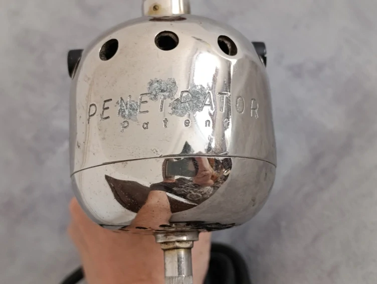 Historický vibrační masážní / terapeutický přístroj PENETRATOR Patent