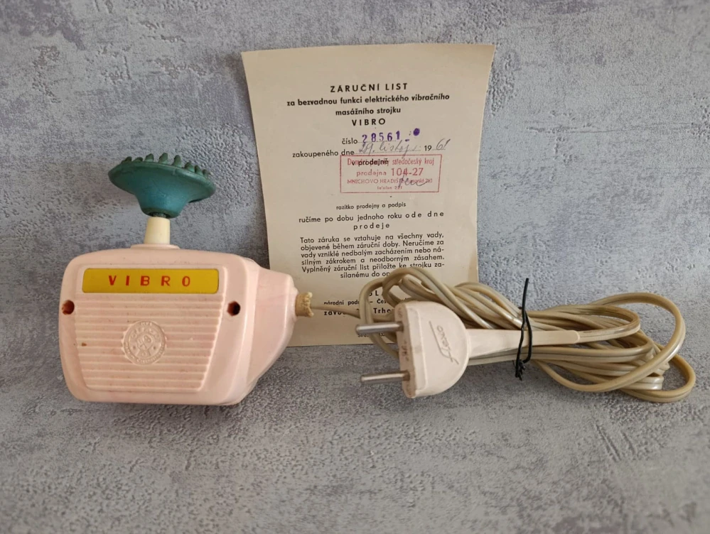 Starý Československý masážní přístroj "VIBRO"